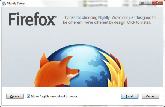 Síťový instalátor Firefoxu