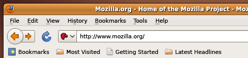 Návrh vzhledu Firefoxu 3.7 pro Linux