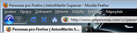 Personas ve Firefoxu 3.6