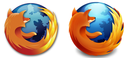 Porovnání log Firefoxu