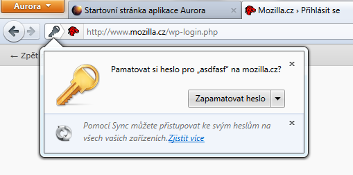 Propagace Sync ve Firefoxu 6