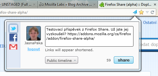 Firefox Share