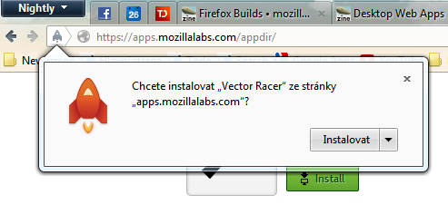 Dotaz na instalaci webové aplikace