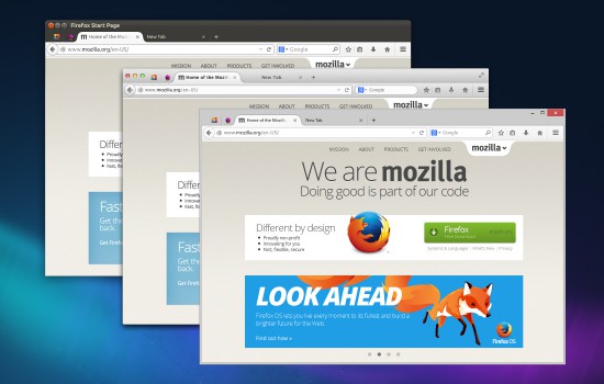 Nová podoba Firefoxu