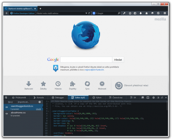 Firefox Developer Edition