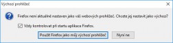 Win10 - dialog Výchozí prohlížeč